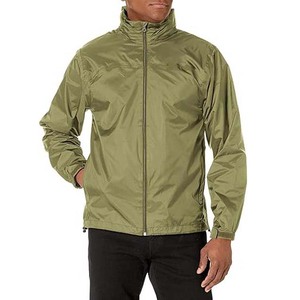 Men's <b>Waterproof</b> Rain <b>Jacket</b> Canvas Nylon Polyester High Street Design Windproof Features Front Logo Wholesale Service Pakistan - Product Image 3