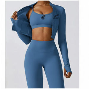 Leggings de Yoga de Secado Rápido con el Mejor Diseño, para Mujer, Diseño Sólido con Cierre Elástico en la Cintura, Servicio OME Personalizable - Product Image 6