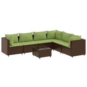 Conjunto de Muebles de Jardín Grandes para Patio en Ratán Sintético Marrón - Product Image 2