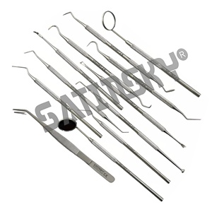 Lot de 2 attaches orthodontiques pour fils, applicateur de ligatures dentaires Tucker, double extrémité, en acier inoxydable, manuel, ergonomique - Product Image 6