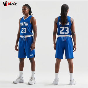 Uniformes de Baloncesto Personalizados para Clubes y Ligas, Conjuntos Reversibles con Camisetas de Baloncesto de Doble Capa y Pantalones Cortos, Impresión Vafir Industry - Product Image 4