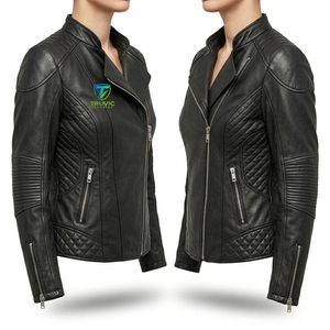 Chaqueta de Cuero Premium para Mujer, Estilo Casual, Fabricada con Cuero Resistente, Forro Cómodo y Duradero - Product Image 6