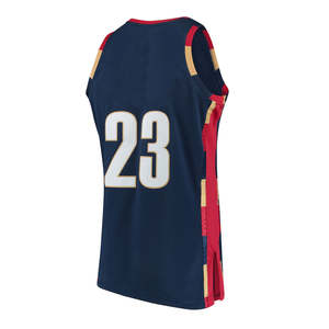 Custom Logo Basketball Jersey <b>Navy</b> Blue Sleeveless Training Tank <b>Top</b> with Number Girls Basketball Jersey - Product Image 3