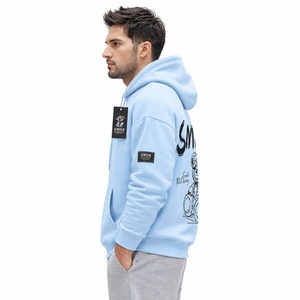 Men's Premium Silkscreen Print Hoodie Casual Pullover Sweatshirt Soft <b>Fleece</b> <b>Lined</b> Long Sleeve Streetwear Hooded <b>Jacket</b> - Product Image 6