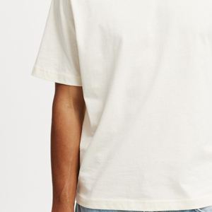 T-shirt court pour homme en gros avec logo personnalisé – Nouvelle collection de t-shirts courts pour homme de haute qualité, couleur blanc uni - Product Image 6