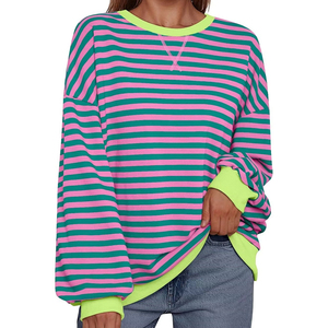 Sudadera de mujer de moda casual de calle con logo, de forro polar, manga larga, venta al por mayor de fábrica OEM para invierno - Product Image 2