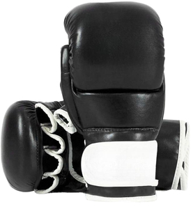 Guantes de Entrenamiento de MMA de Cuero Premium para Sparring, Golpeo, Grappling y Fitness, Fabricante de Guantes de Combate con Logotipo Personalizado OEM - Product Image 6