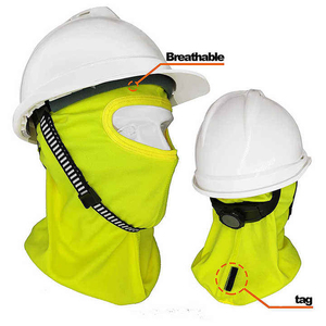 Pasamontañas liso de una sola abertura, color sólido, 100% poliéster, unisex para adultos, personalizable. - Product Image 5