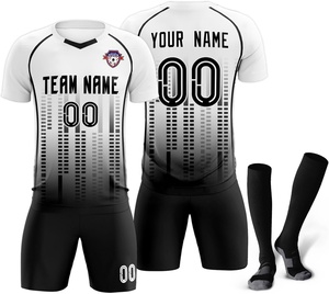 Uniformes de Fútbol Personalizables y Elegantes 2026, Ropa de Fútbol con Estampado Sublimado, Logotipo Bordado e Impresión de Nombres para Adultos - Product Image 3