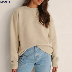 Wholesale S-4XL <b>Cute</b> Women Lined Printed Casual Hoodies Pullover 13 Colors Autumn/Winter Loose Fleece Thick Knit - Product Image 5