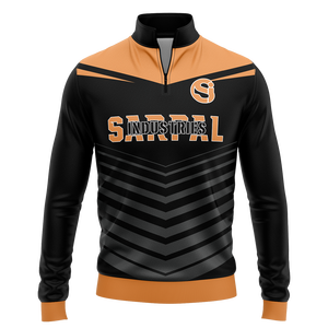 Sudaderas de Hombre para Otoño/Invierno, Personalizadas, con Media Cremallera, de Algodón, con Impresión de Logotipo Frontal, Ecológicas, Casuales, con Cremallera 1/4 - Product Image 1