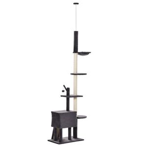 Albero Tiragraffi in Legno per il Divertimento di Tuo Amico Felino nel Gioco e nella Salita! - Product Image 2