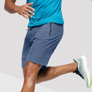 Shorts de sport unisexes pour homme et femme, solides, mi-longueur, pour l'été - Shorts de jogging légers, respirants et à séchage rapide en polyester/coton pour homme - Product Image 2