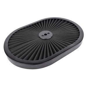 Filtro Aria Super Flow 12FT con Elemento in Alluminio Nero Lavabile, Collo da 5 1/8, per Carburatore Singolo a 4 Corpi, Compatibile OE - Product Image 5