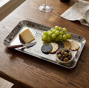 Bandeja Rectangular Resistente de Acero Inoxidable con Acabado Pulido para Restaurante, Hotel, Catering, Buffet, Banquete, Uso Comercial - Product Image 2