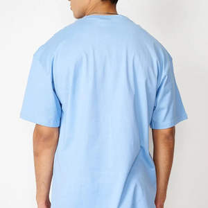 T-shirt pour homme 100% coton, coupe ample, imprimé, tissu en toile de haute qualité, design vieilli, faible MOQ 10 pièces, meilleur prix de vente - Product Image 5