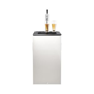 Dispenser di Birra Commerciale a Singola Rubinetto con 1 Fusto da 1/6 e Porta CO da 2,5 libbre, Scaffali Refrigerati, Kegerator per Birra - Product Image 1