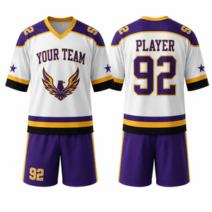 Uniforme de Lacrosse Sublimado Personalizado, Jersey de Lacrosse Transpirable, Ropa Deportiva Ligera para Equipos, Ropa de Lacrosse para Jóvenes y Adultos - Product Image 1