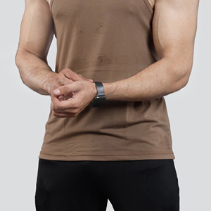 เสื้อกล้ามผู้ชายแบบ Racerback ผ้าฝ้าย แขนกุด สำหรับออกกำลังกาย กระชับกล้ามเนื้อ เสื้อยืดลำลอง ชุดกีฬา แห้งเร็ว - Product Image 6