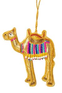 Magnifique porte-clés et accessoires de sac brodés à la main avec des perles de graines de couleur rouge et bleue, motif d'insecte, pour filles, en provenance d'Inde - Product Image 4