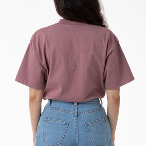 เสื้อยืดผู้หญิงคอตตอน 100% น้ำหนัก 220 กรัม พิมพ์ลายโลโก้ 3 มิติ แบบสั่งทำพิเศษ ทรงโอเวอร์ไซส์ ไหล่ตก รับผลิตแบบ OEM/ODM - Product Image 6