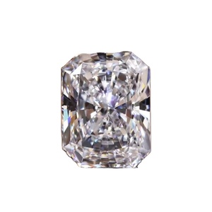 Anillo de compromiso de diamante cultivado en laboratorio de corte radiante DEF Color VS claridad respetuoso con el medio ambiente IGI certificado regalo de joyería personalizable para ella - Product Image 1