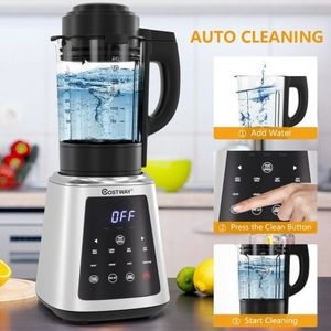 8-in-1 Professional Countertop Smoothie and Soup Blender with <b>Timer</b> for All Your <b>Kitchen</b> Needs - Product Image 5