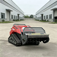 Crawler télécommandé multi-usages  Accessoires remplaçables pour machines agricoles polyvalentes pour tous types de travaux agricoles