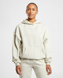 Sudadera con Capucha Extra Grande para Mujer, de Alta Calidad, Color Sólido, Felpa de Algodón, con Bolsillos, Transpirable, Estilo Otoñal - Product Image 1