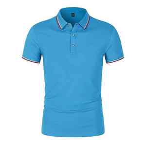 Camisetas Polo Personalizadas con Logotipo y Etiqueta, Corte Ajustado para Hombre, Manga Corta, Transpirables, Deportivas, de Alta Calidad - Product Image 4