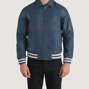 Chaqueta de cuero para hombre recién llegada, estilo con cremallera y bolsillos, moderna, elegante y cómoda, a precio de mayoreo. - Product Image 2