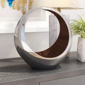 ชามไม้ทำมือ ดีไซน์มินิมอล สำหรับเสิร์ฟอาหาร ตกแต่งบ้าน - Product Image 4