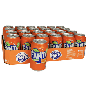 Fantaa Orange 24X330ml / Fantaa Zero Orange Boisson gazeuse en canette 330ml / Fantaa Fruit Twist TOUTES LES SAVEURS - Product Image 1