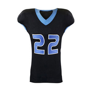 Uniformes de football américain personnalisés de qualité supérieure avec design imprimé à manches courtes en polyester respirant à 100% - Product Image 2