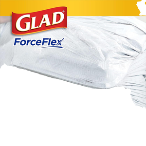 Sacs poubelle à cordon pour cuisine Glad ForceFlex Tall, 13 gallons, sans parfum, 110 unités (la composition du paquet peut varier) - Product Image 5