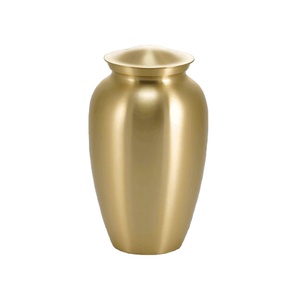 Urna Funeraria Clásica de Bronce Grande para Cremación, Urna Conmemorativa de Metal para Cenizas Humanas, Proveedor de Fábrica OEM ODM - Product Image 1