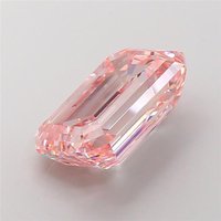 8,88 Karat Intensiv Rosa Smaragdschliff Labor-Gezüchteter Diamant IGI-Zertifiziert CVD VVS2 Loser Fancy-Farbiger Diamant MANYA JEWELS PDKL-34 Schmuck