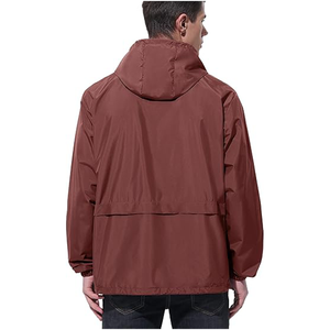 Custom Logo Windbreaker <b>Jacket</b> <b>Men</b> Waterproof Hooded Sports <b>Jacket</b> Bulk Supplier - Product Image 4