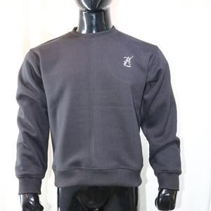 Sudadera VA Mock Neck 450 GSM con nombre personalizado, bordado en aplique, corte holgado, 100% algodón, felpa francesa. - Product Image 1