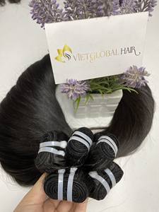 Super Oferta en Extensiones de Cabello Humano Remy Virgen Camboyano de Alta Calidad, Ondulado y con Textura Natural, Tejido a Máquina con Doble Trama - Product Image 6