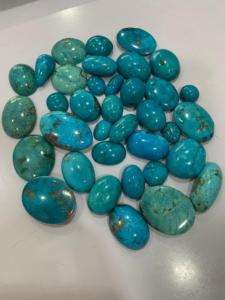 Turquoise Cuivrée de Qualité AAA, 100% Naturelle, pour la Fabrication de Bijoux, Cabochons, Lot de Pierres Précieuses en Vrac, Turquoise Faite à la Main - Product Image 6