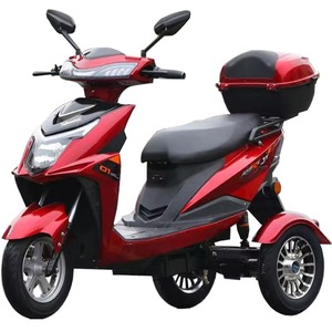 Motocicleta eléctrica ligera de tres ruedas con carrocería abierta, alcance de 30 km, ideal para el transporte de adultos mayores y el recogido de niños. - Product Image 2