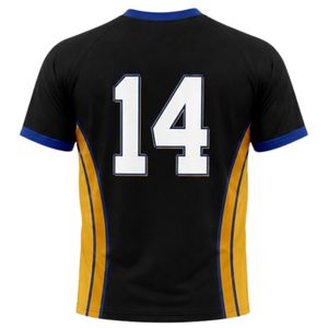 Unisex Black <b>Gold</b> Sublimation Netball Jersey Polyester Short Sleeve Athletic Sports <b>Shirt</b> Side Panel Team Uniform Clothing - Product Image 2