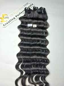 Extensiones de cabello humano vietnamita virgen súper doble dibujado Onda natural Trama doble Precio al por mayor Cabello crudo - Product Image 6