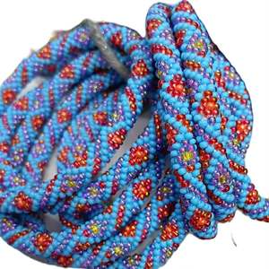 กำไลข้อมือแฟชั่นลูกปัดแก้วรูปพู่หลากสีสไตล์ฮิปฮอปสำหรับเด็ก Asthamangal Gift & Craft เหมาะสำหรับเป็นของขวัญในโอกาสต่างๆ - Product Image 5