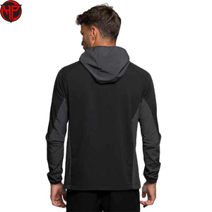 Men's Hooded Sports <b>Jacket</b> Full Zip Lightweight Training Outerwear Breathable Athletic Wind <b>Jacket</b> for Running Football <b>Jackets</b> - Product Image 6