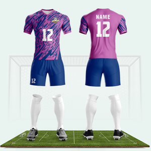 Uniforme de Fútbol Transpirable, Ligero, 100% Poliéster, Antibacterial, Ecológico y de Secado Rápido de Alta Calidad de Fabricante Pakistaní - Product Image 3