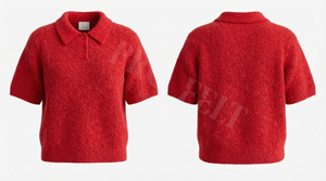 Camiseta Polo de Mohair 100% de Alta Calidad, Manga Corta, Tejido de Punto Suave, Cómoda, Informal, Elegante y Ligera - Product Image 5