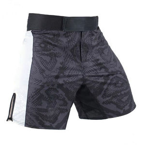 Shorts de course athlétiques écologiques pour hommes en tissu Oxford, légers, à taille mi-haute élastique, pour la gym et l'entraînement, imprimés par sublimation unie - Product Image 6