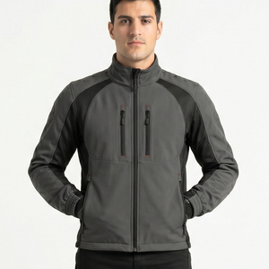 Veste softshell coupe-vent pour homme, modèle 2024, très populaire, nouvelle conception, manches longues, doudoune, vente en gros - Product Image 3